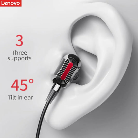 Original Lenovo HE05 Pro TWS Wireless Earphone Bluetooth 5.0 Sports Noise Canceling Neckband Headphones Waterproof Microphone